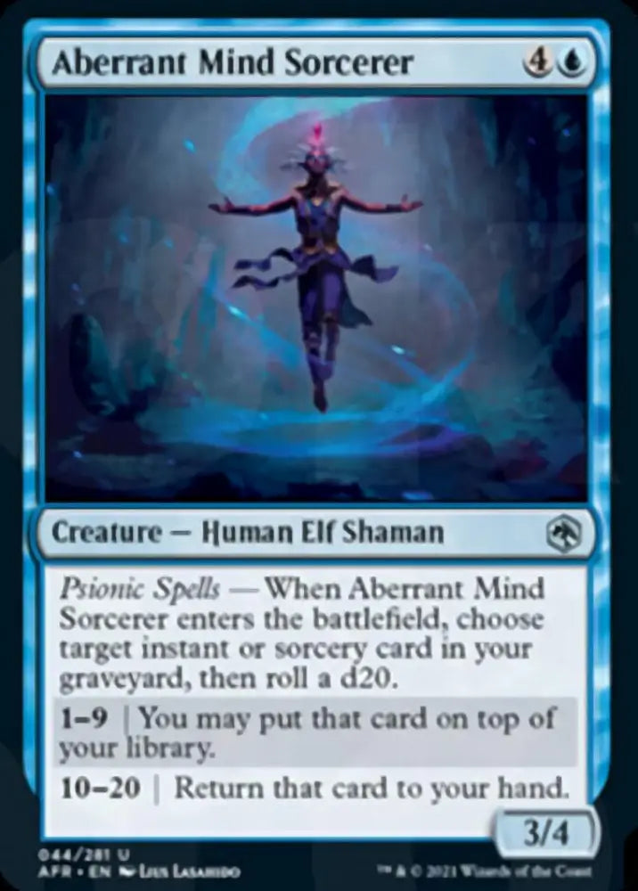 Aberrant Mind Sorcerer [Dungeons & Dragons: Adventures in the Forgotten Realms] - MTG Single