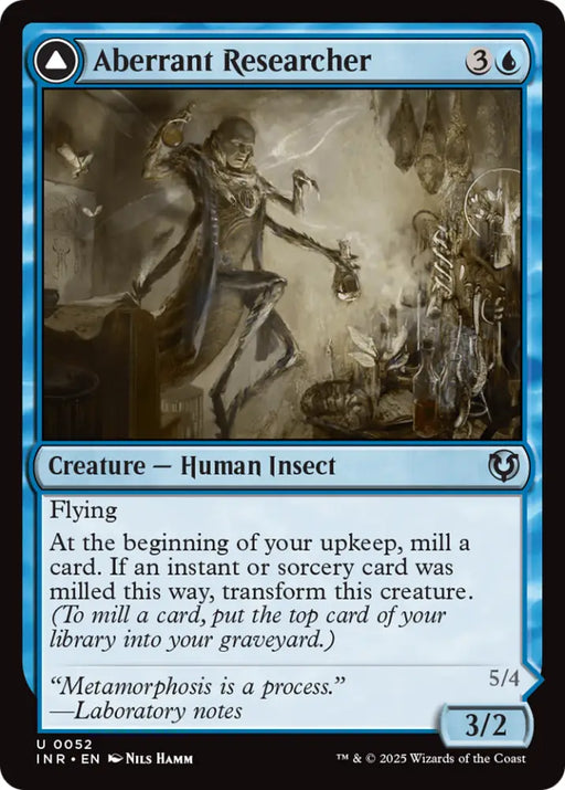 Aberrant Researcher // Perfected Form [Innistrad Remastered] - MTG Single