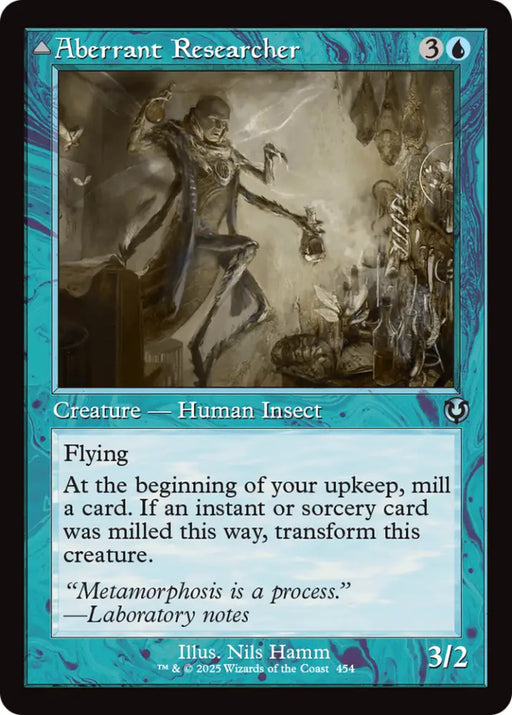 Aberrant Researcher // Perfected Form (Retro Frame) [Innistrad Remastered] - MTG Single