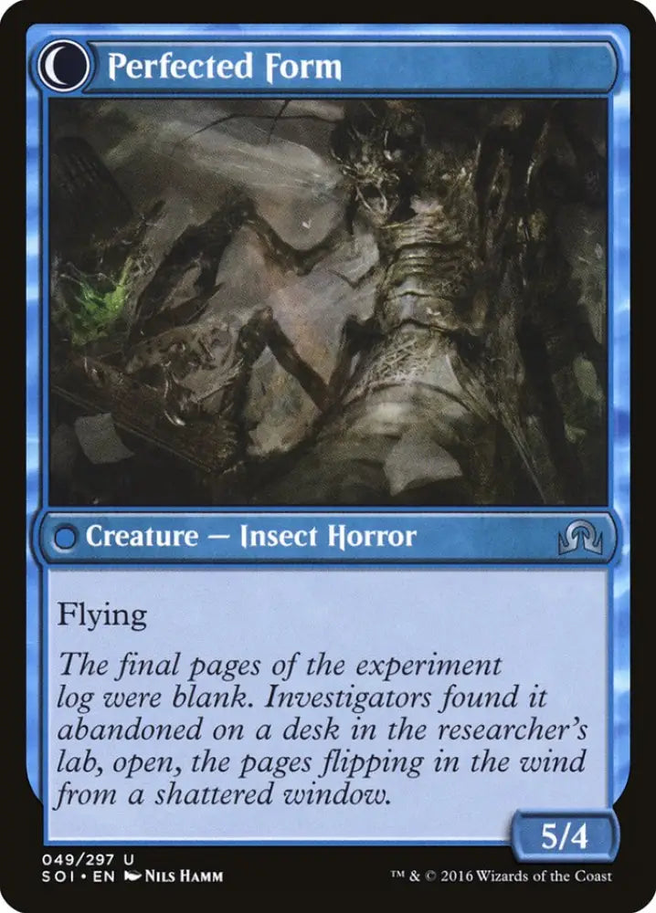 Aberrant Researcher // Perfected Form [Shadows over Innistrad] - MTG Single