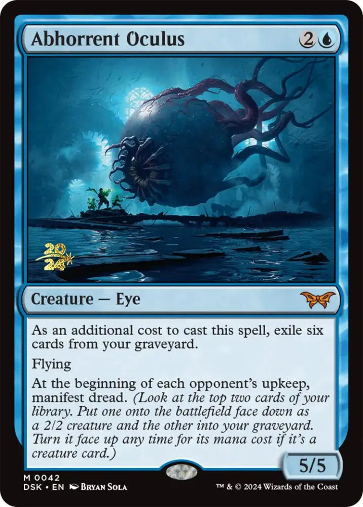 Abhorrent Oculus [Duskmourn: House of Horror Prerelease Promos] - MTG Single