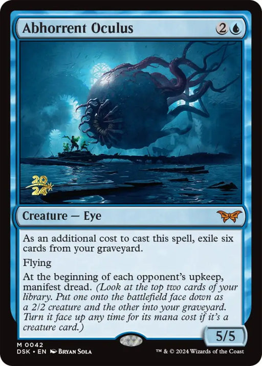 Abhorrent Oculus [Duskmourn: House of Horror Prerelease Promos] - MTG Single