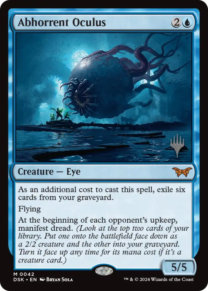 Abhorrent Oculus (Promo Pack) [Duskmourn: House of Horror Promos] - MTG Single