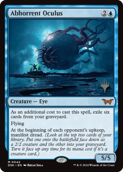Abhorrent Oculus (Promo Pack) [Duskmourn: House of Horror Promos] - MTG Single