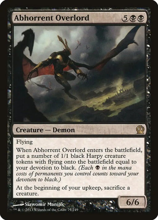 Abhorrent Overlord [Theros] - MTG Single