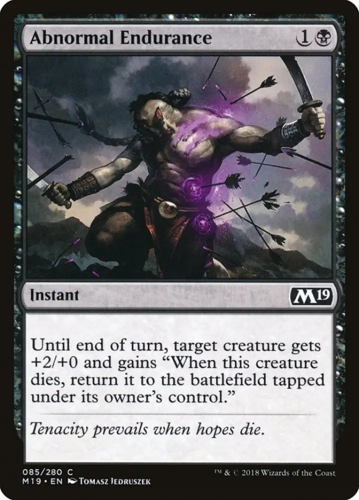 Abnormal Endurance [Core Set 2019] - MTG Single