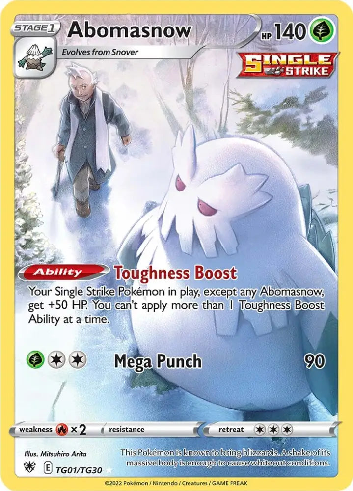 Abomasnow (TG01/TG30) [Sword & Shield: Astral Radiance] - Pokemon Single