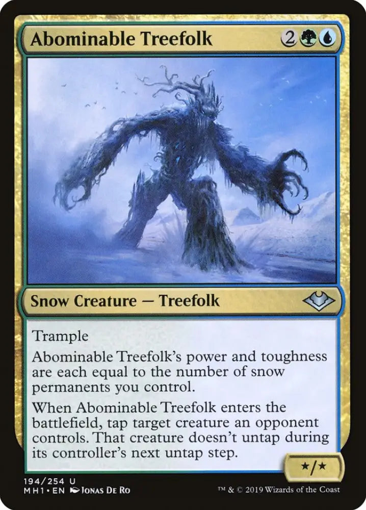 Abominable Treefolk [Modern Horizons] - MTG Single