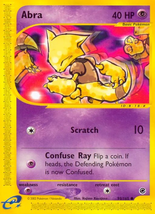Abra (93/165) [Expedition: Base Set] - Pokemon Single
