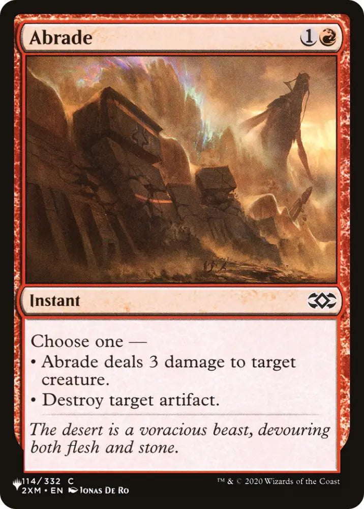 Abrade (2XM) [The List] - MTG Single