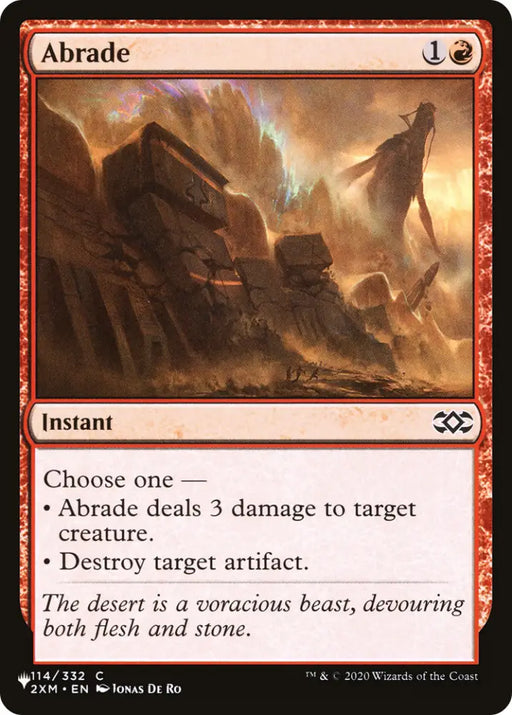 Abrade (2XM) [The List] - MTG Single