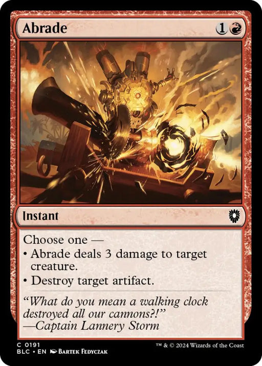 Abrade [Bloomburrow Commander] - MTG Single