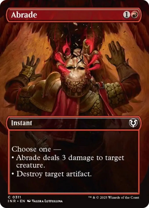 Abrade (Borderless) [Innistrad Remastered] - MTG Single