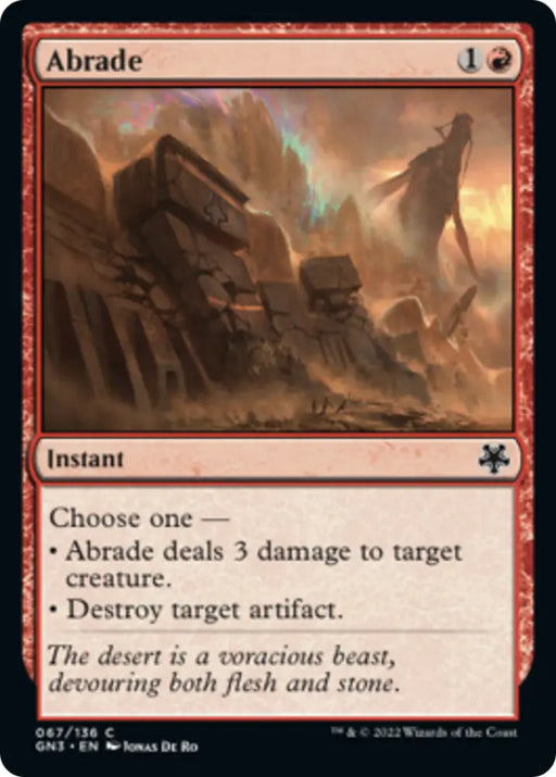 Abrade [Game Night: Free-for-All] - MTG Single
