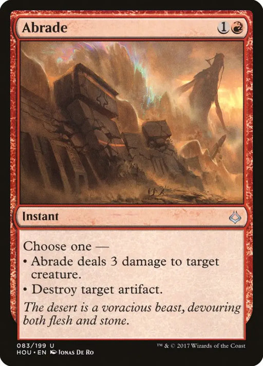 Abrade [Hour of Devastation] - MTG Single