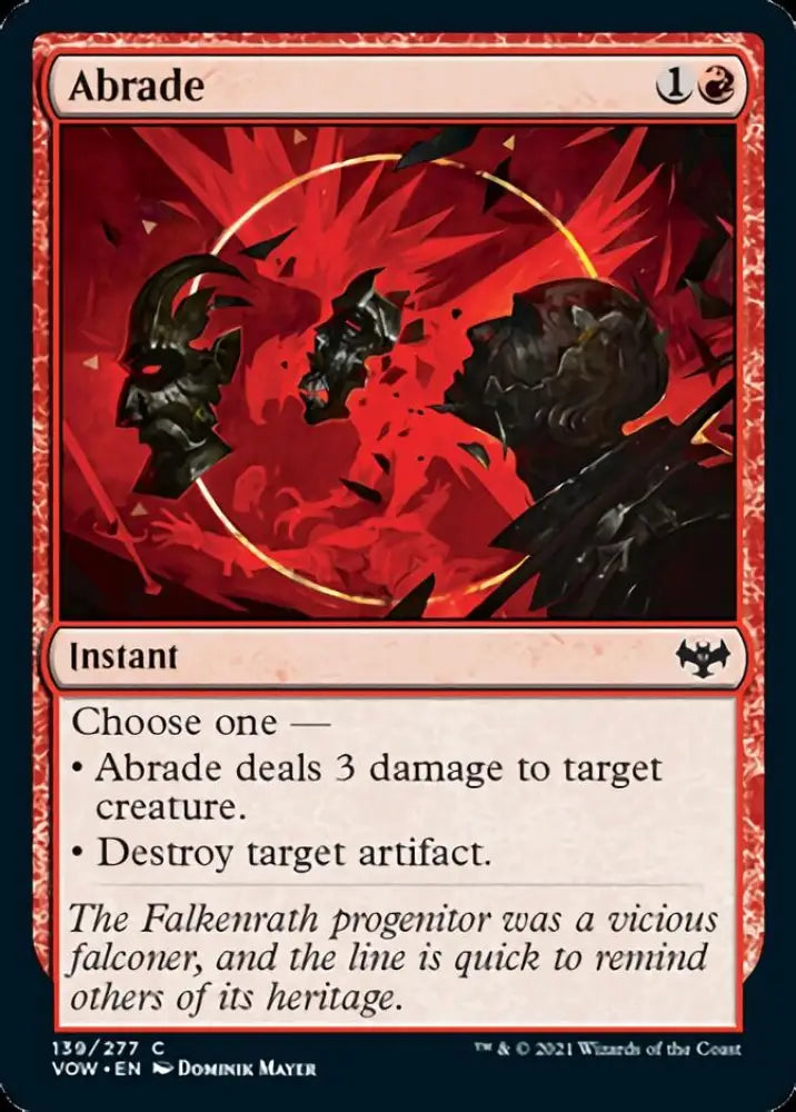 Abrade [Innistrad: Crimson Vow] - MTG Single