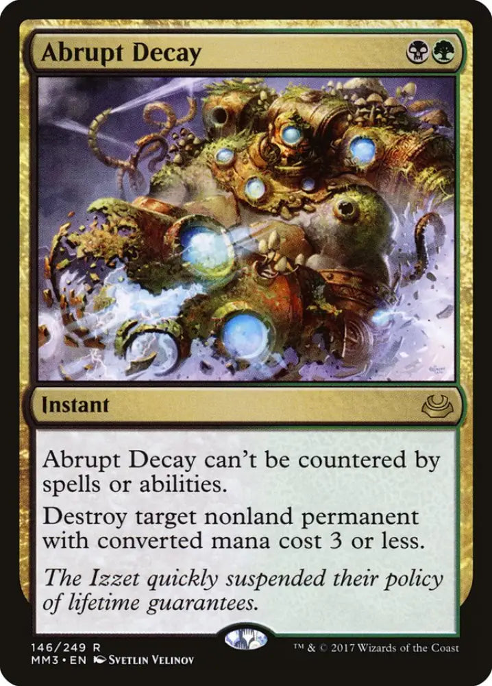 Abrupt Decay [Modern Masters 2017] - MTG Single