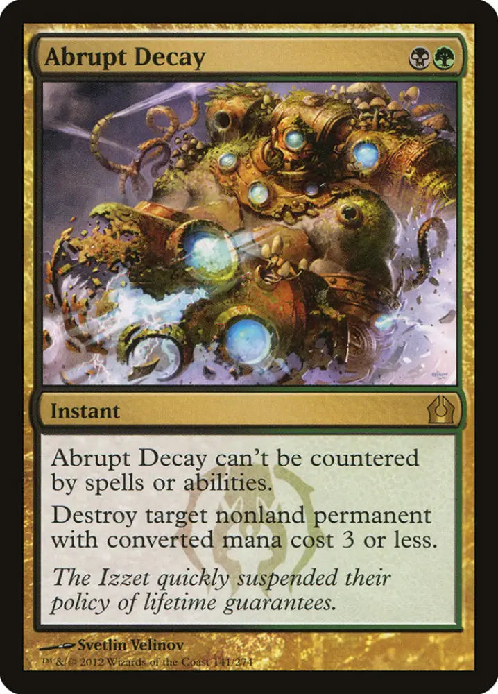Abrupt Decay [Return to Ravnica] - MTG Single