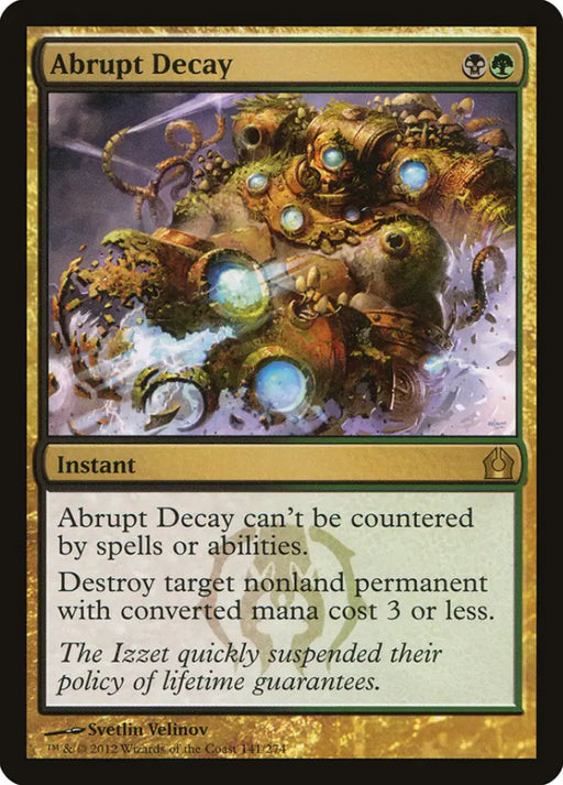 Abrupt Decay [Return to Ravnica] - MTG Single
