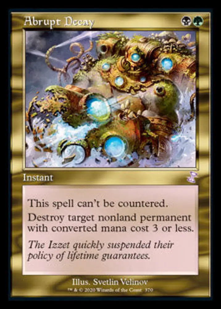 Abrupt Decay (Timeshifted) [Time Spiral Remastered] - MTG Single