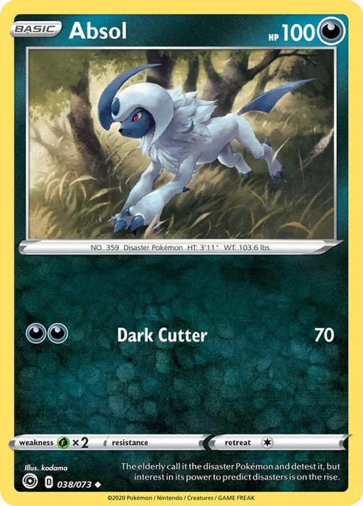 Absol (038/073) [Sword & Shield: Champion’s Path] - Pokemon Single