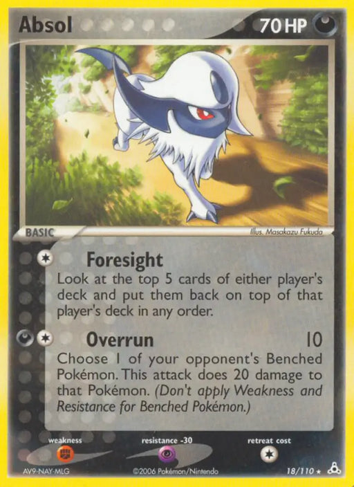 Absol (18/110) [EX: Holon Phantoms] - Pokemon Single