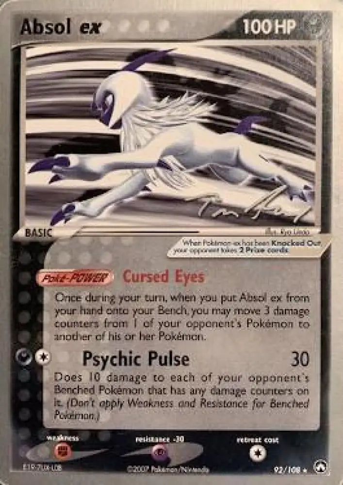 Absol ex (92/108) (Legendary Ascent - Tom Roos) [World Championships 2007] - Pokemon Single