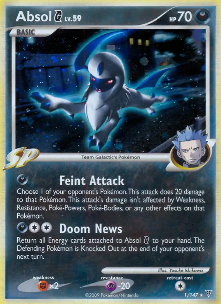 Absol G (1/147) [Platinum: Supreme Victors] - Pokemon Single