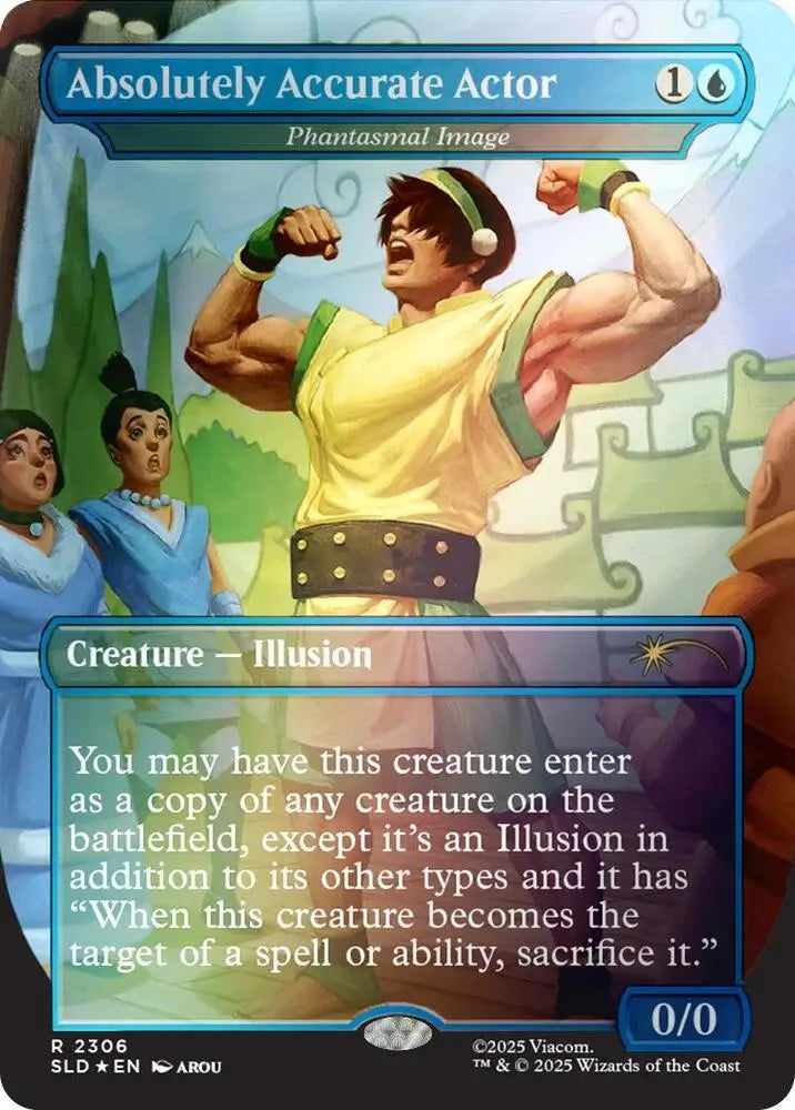 Absolutely Accurate Actor - Phantasmal Image (Rainbow Foil) (2306) [Secret Lair Drop]