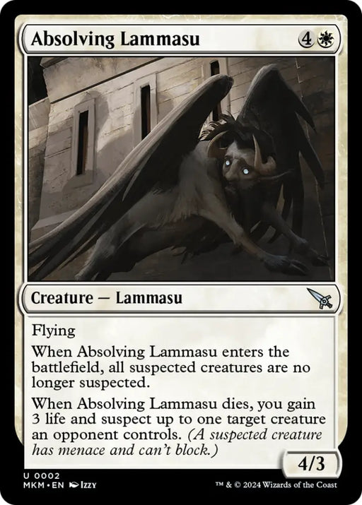 Absolving Lammasu [Murders at Karlov Manor] - MTG Single