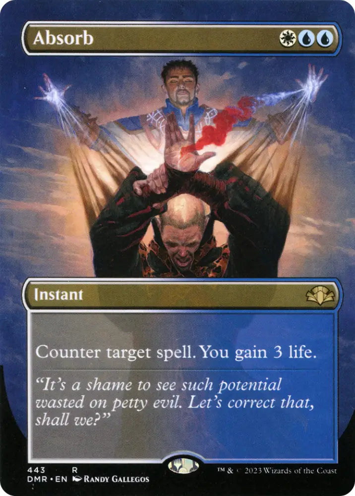 Absorb (Borderless Alternate Art) [Dominaria Remastered] - MTG Single