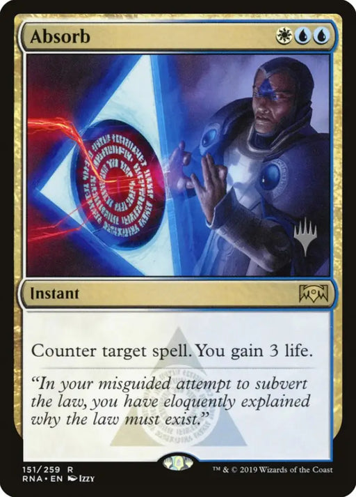 Absorb (Promo Pack) [Ravnica Allegiance Promos] - MTG Single