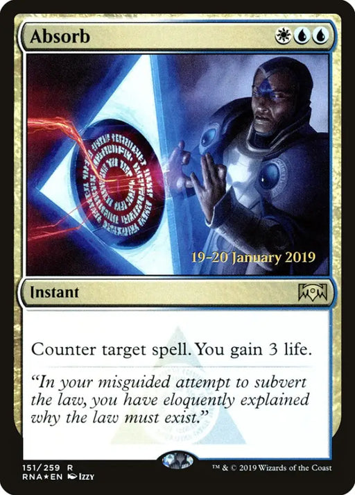 Absorb [Ravnica Allegiance Prerelease Promos] - MTG Single