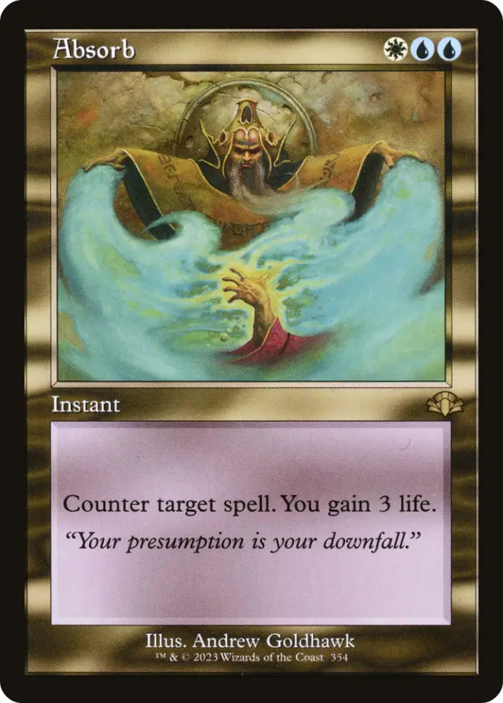Absorb (Retro) [Dominaria Remastered] - MTG Single