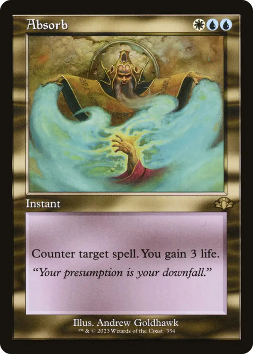 Absorb (Retro) [Dominaria Remastered] - MTG Single
