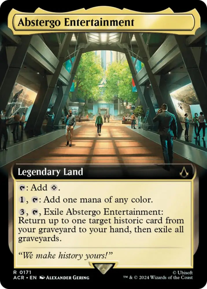 Abstergo Entertainment (Extended Art) [Assassin’s Creed] - MTG Single