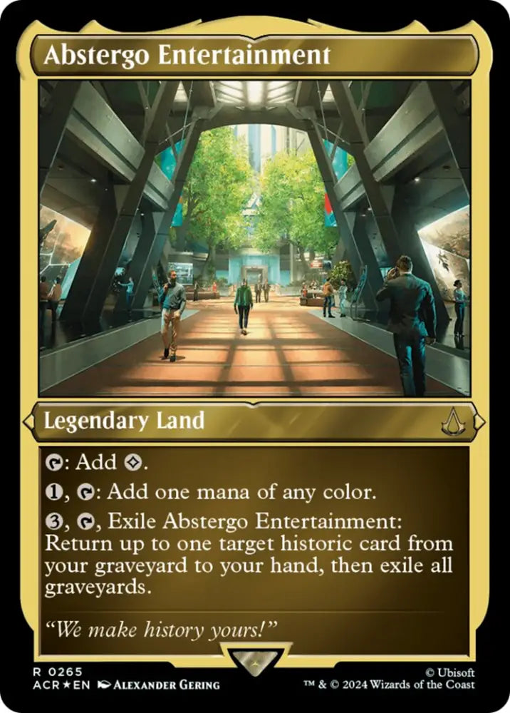 Abstergo Entertainment (Foil Etched) [Assassin’s Creed] - MTG Single