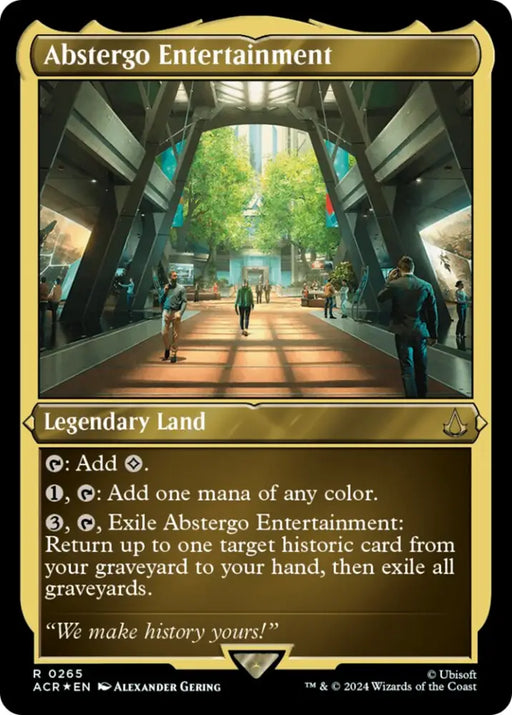 Abstergo Entertainment (Foil Etched) [Assassin’s Creed] - MTG Single