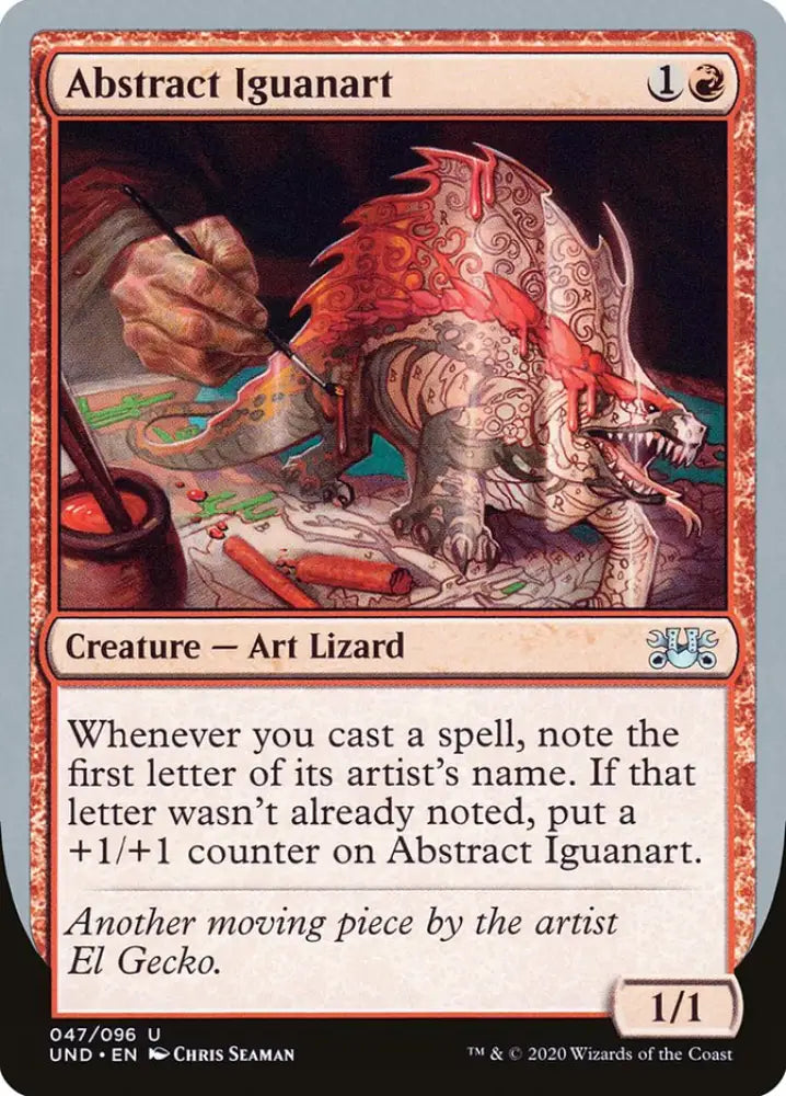 Abstract Iguanart [Unsanctioned] - MTG Single