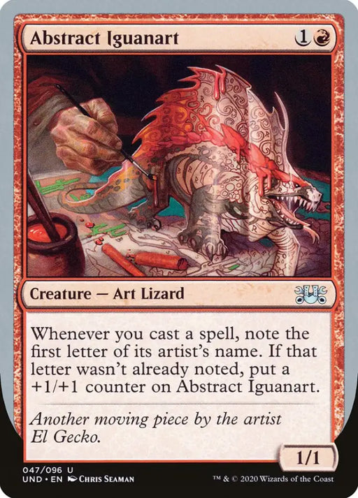 Abstract Iguanart [Unsanctioned] - MTG Single