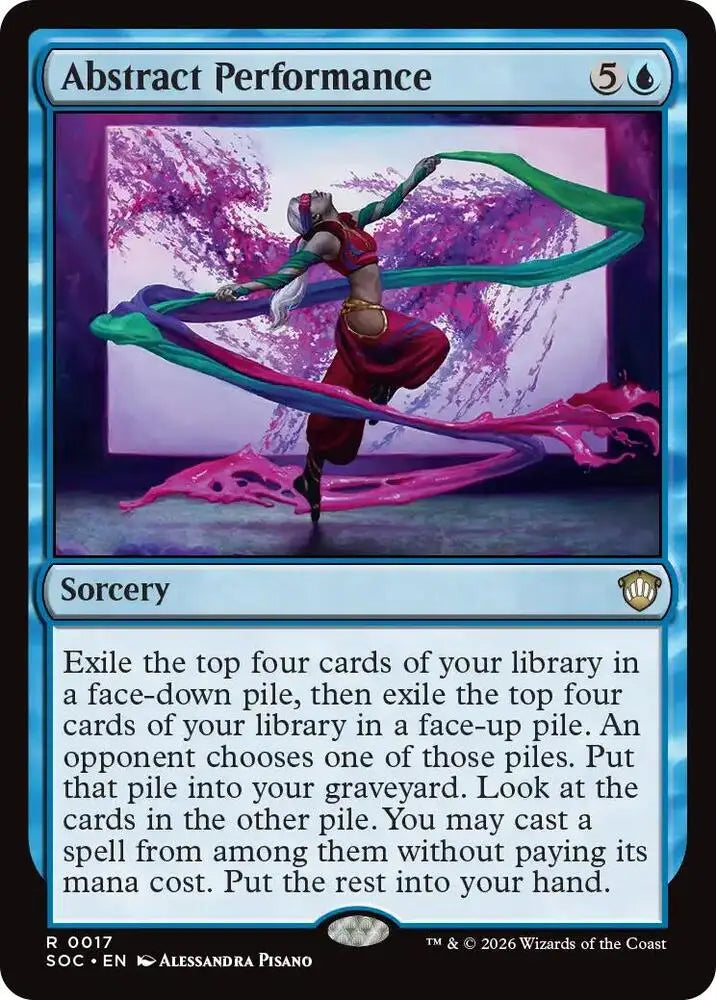 Abstract Performance (17) [Secrets of Strixhaven Commander]
