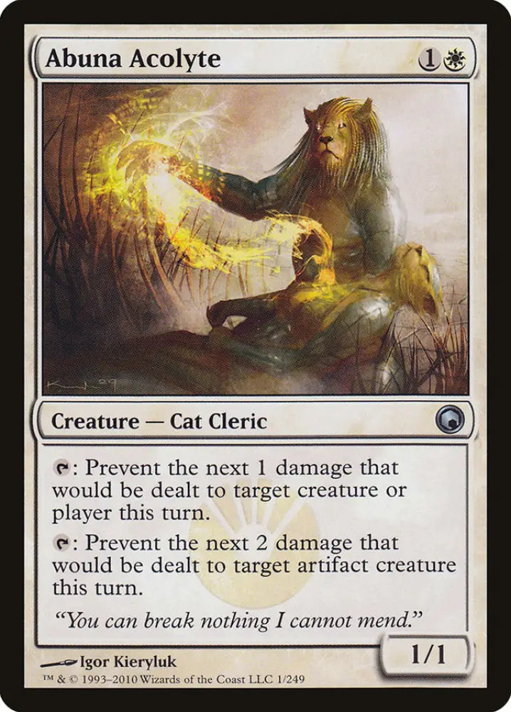 Abuna Acolyte [Scars of Mirrodin] - MTG Single
