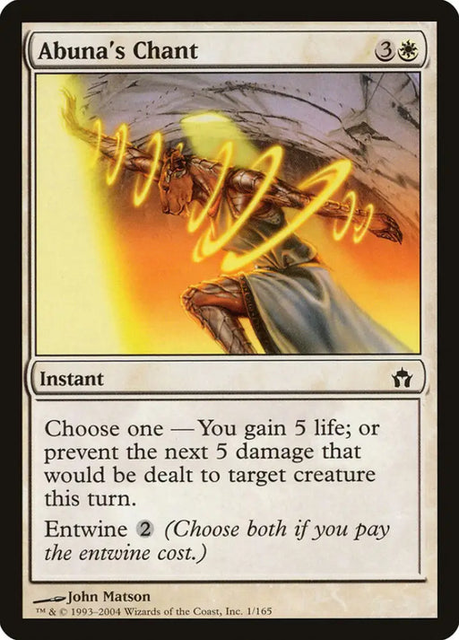 Abuna’s Chant [Fifth Dawn] - MTG Single