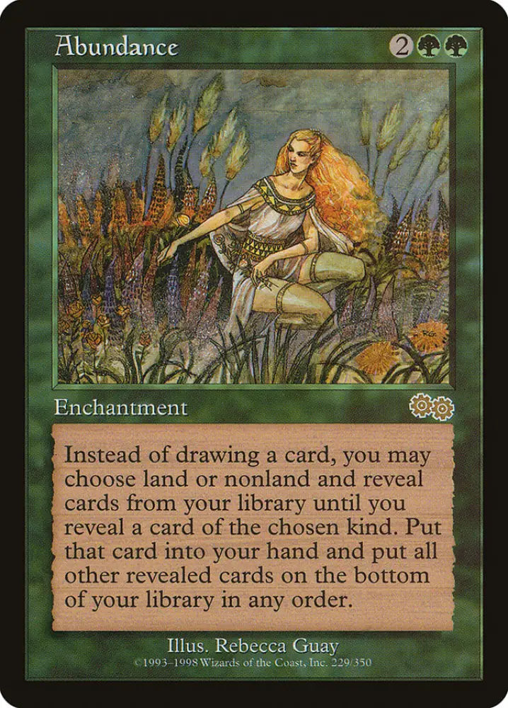 Abundance [Urza’s Saga] - MTG Single