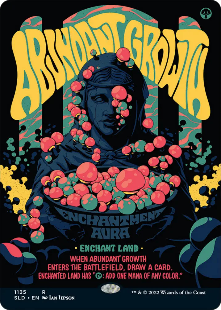 Abundant Growth (Borderless) [Secret Lair Drop Series] - MTG Single