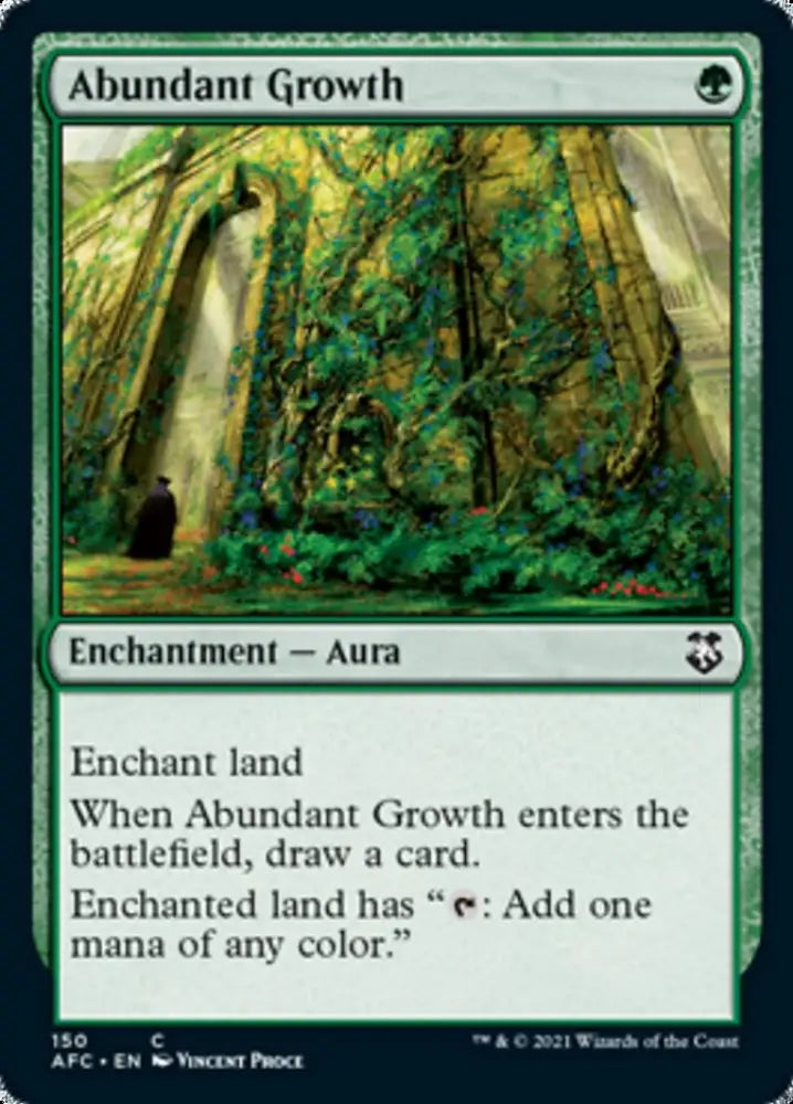 Abundant Growth [Dungeons & Dragons: Adventures in the Forgotten Realms Commander] - MTG Single