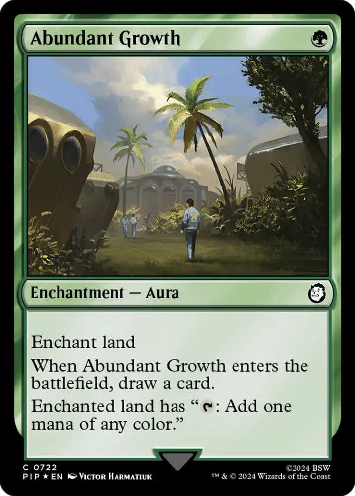 Abundant Growth (Surge Foil) [Fallout] - MTG Single