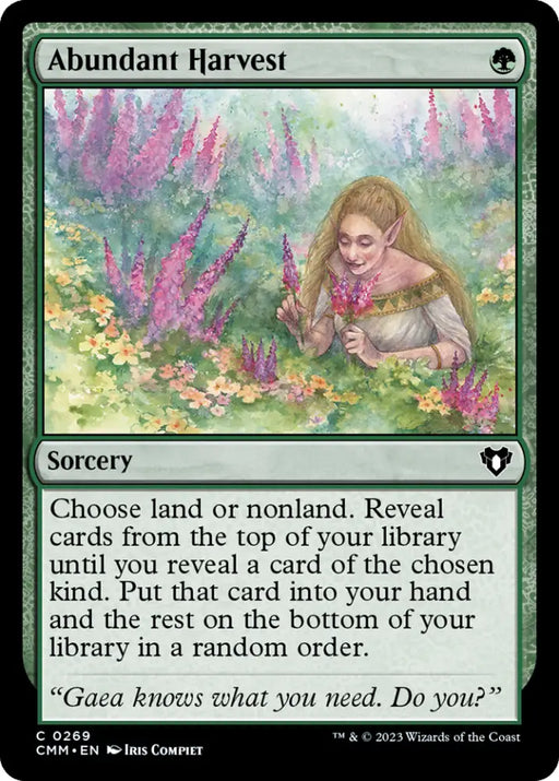 Abundant Harvest [Commander Masters] - MTG Single
