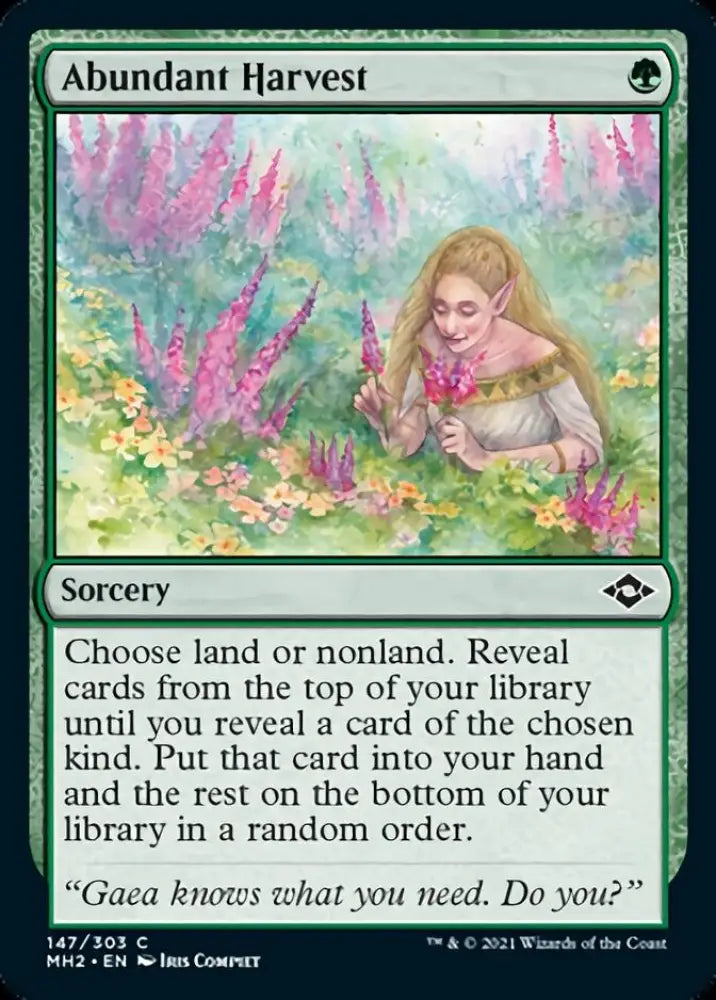 Abundant Harvest [Modern Horizons 2] - MTG Single