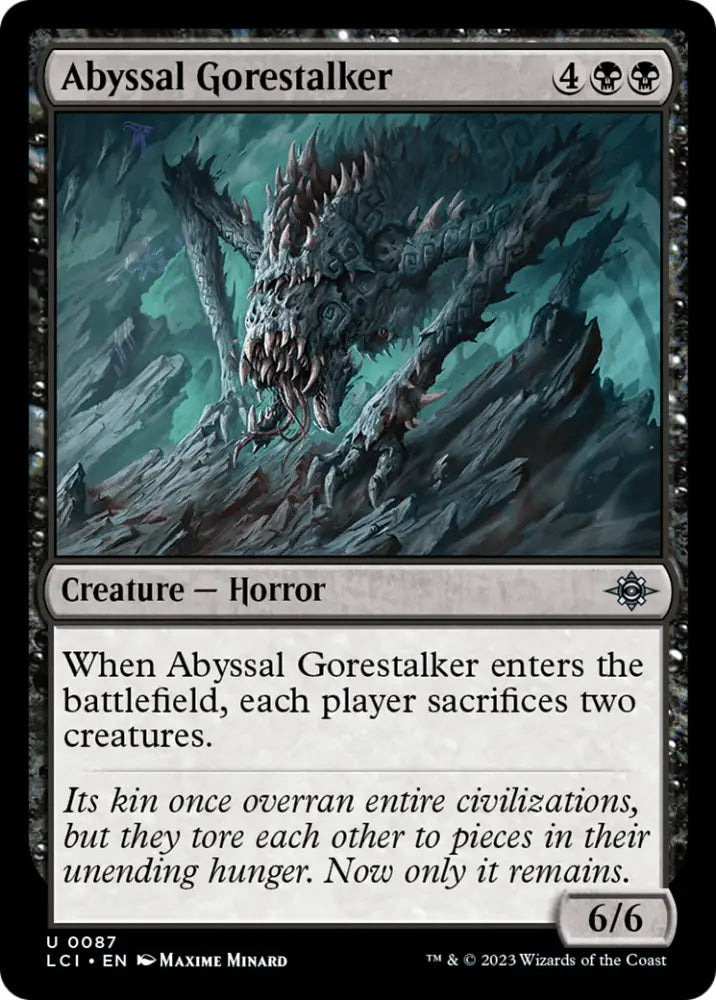 Abyssal Gorestalker [The Lost Caverns of Ixalan] - MTG Single